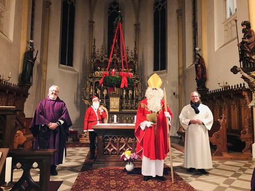 Nikolaus zu Besuch Pfarreiengemeinschaft Rottenburg an